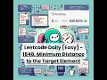 1848 Minimum Distance to the Target Element Easy Leetcode Daily 4-13-26