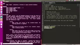 Template BASH Script