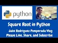 Square Root in Python