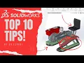 10 SOLIDWORKS TIPS in 9 MINUTES TIME SAVERS