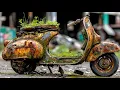 Vespa Scooter restoration | Restored Vespa Scooter | Old Bike Restoration And Repair