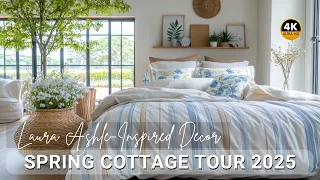 Laura Ashley Spring Cottage Tour 2025 Vintage Floral Decor English Country Elegance Garden