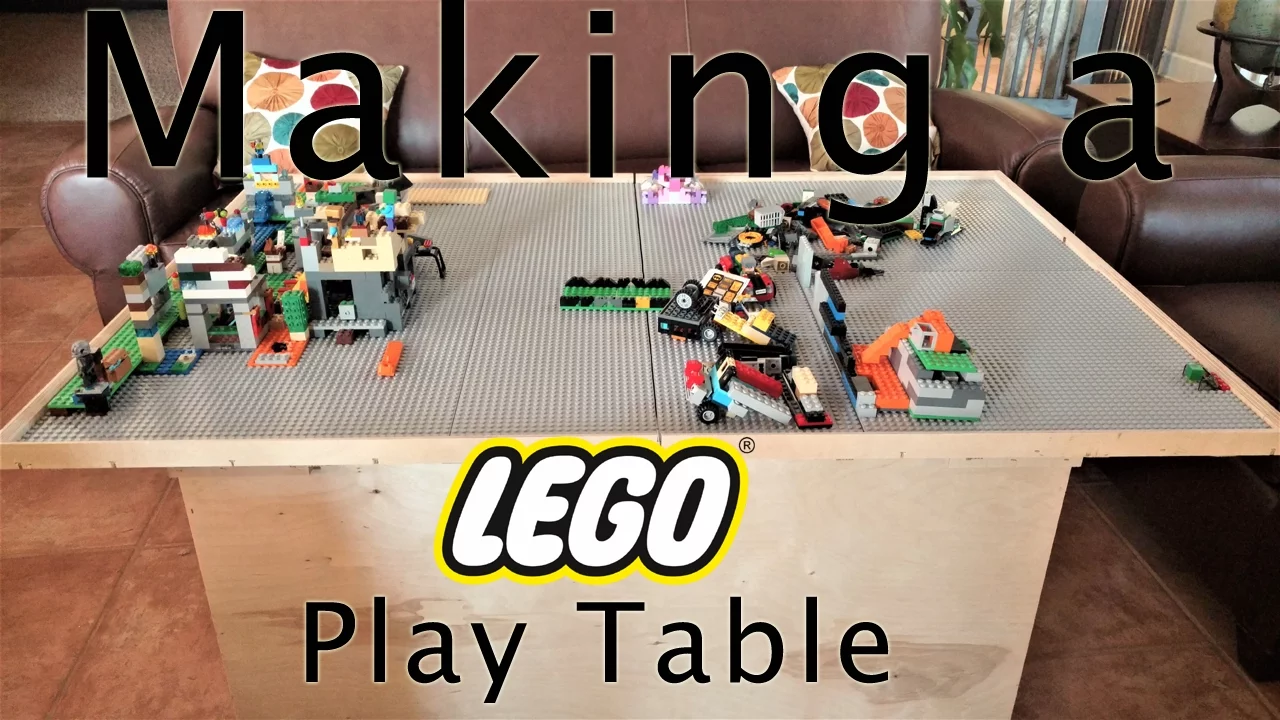 Building an IKEA Hack Lego Table with a Custom Top