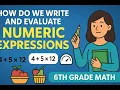 Evaluate Numerical Expressions Explained for Grade 6 Easy Math Tutorial with Real-Life Examples