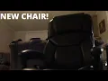 My new chair Realspace Fennington high back chair