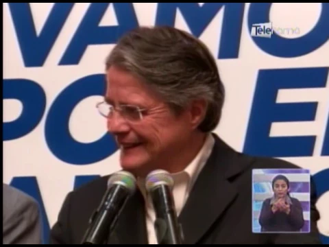 Lasso asegura que habrá segunda vuelta electoral