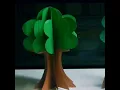 Paper Tree for School Project 3D Paper Tree for model