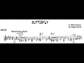 Butterfly Jazz Play Along Herbie Hancock (sheet music, Noten, partitura, spartiti, 楽譜, 乐谱)