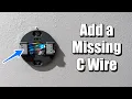 Fix Nest Thermostat Issues by Installing a C Wire