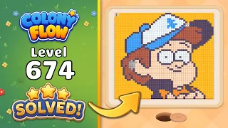 Colony Flow - Level 674 Walkthrough Solution Gameplay ABI GAMES