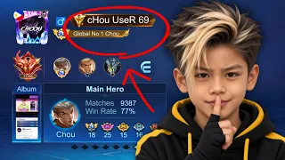 KID CHOU WITH NO SKIN BUT WORLD COLLECTOR PRANK AFTER RESET IS DIABOLICAL!!! - MLBB
