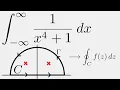 Complex Analysis Integral of 1 x 4 1 using Contour Integration