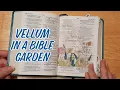 Printing and Coloring On Vellum Bible Garden