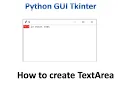Text in Tkinter Python Tkinter GUI Tutorial part13