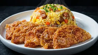 SIRA NANAMAN ANG DIET MO SA SOBRANG SARAP NITONG QUICK AND EASY LUNCHEON MEAT EGG FRIED RICE!!! 😋🍳🍚