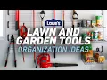 LAWN AND GARDEN TOOLS Storage and Organization Solutions