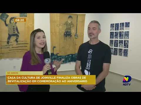 Casa da Cultura de Joinville é revitalizada e completa 50 anos