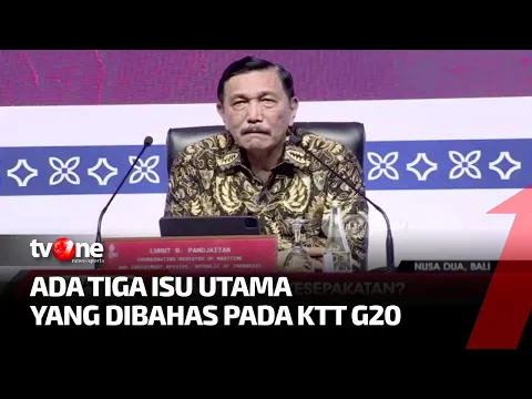 KTT G20 Tanpa Leaders Communique? Ini Kata Luhut Binsar Pandjaitan