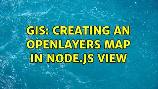 GIS Creating an OpenLayers map in Node js View