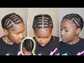 EASY Iverson Braids Protective Hairstyle On Short 4C Natural Hair Mona B
