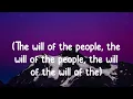 Muse - Will Of The People (Lyrics)