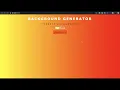 Background Generator Project Tutorial Javascript for Beginners