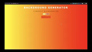 Background Generator Project Tutorial Javascript for Beginners
