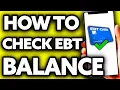 How To Check My EBT Card Balance Online EASY