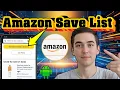 How To Find Save For Later Items on Amazon App - Full Tutorial