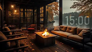 15 Minute Timer for Fall Cozy Fall Cabin Retreat 15 Minutes of Autumn Scenery
