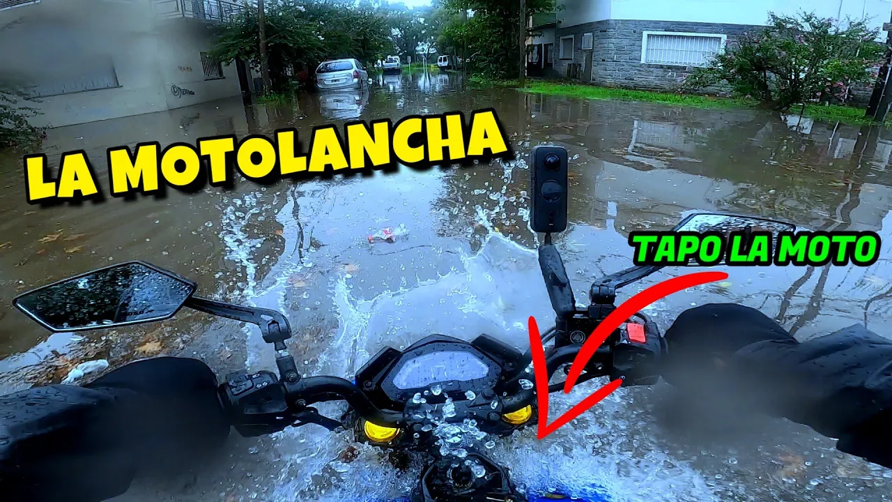 DILUVIO INUNDACION Y CAOS 😫/ATRAPADO CON LA MOTO / Observaciones Diarias 173