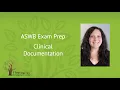 Clinical Documentation - ASWB Exam Prep