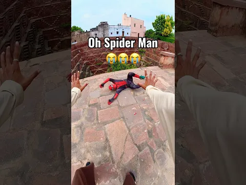 Baby Spider Man 😜😜 #spiderman #backflip #crying #viral #shorts #explore