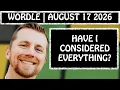 I m unsure Wordle August 17 2026