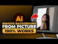 How To Remove a Background From a Picture in Adobe Illustrator 100 WORKS EASY