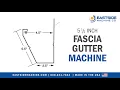 EM 5 Fascia Gutter Machine - Full Gutter