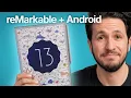 Android on the reMarkable Paper Pro Surprisingly Good