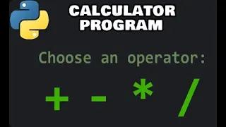 A simple calculator using Python