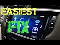 EASIEST WAY TO DO A HARD RESET - CADILLAC CUE SYSTEM