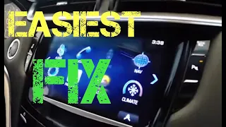 EASIEST WAY TO DO A HARD RESET - CADILLAC CUE SYSTEM