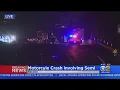 Northbound 101 Freeway Shut Down Due To Motorcycle Crash Involving Semi