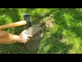 Marble s Double Bit axe trying out the factory edge NOT a REVIEW