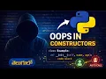 OOPS Constructors in Python Telugu init Method Explained