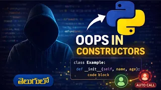 OOPS Constructors in Python Telugu init Method Explained