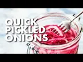 Quick Pickled Onions No Cook