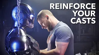 #14 Reinforcing casts with composite materials. 3D print - Rotocast - Composite materials.