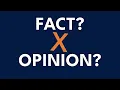 Why Fact vs Opinion Is Misleading