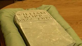 A tombstone that had been sitting in the Tippecanoe County Coroner s Office for 26 years is finally
