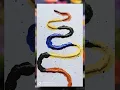 easy beautiful thread painting design string pull technique how to paint using thread
