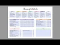 PREVIEW Editable Cleaning Schedule - Cleaning Planner PDF